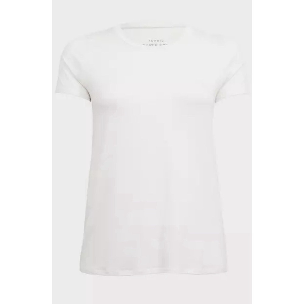 Perfect Super Soft Crew Tee Size 1 Women's Plus Size NWT - Picture 6 of 10